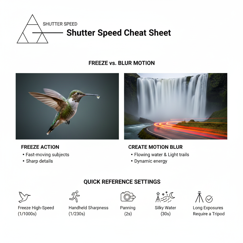Quick Reference for Shutter Speed