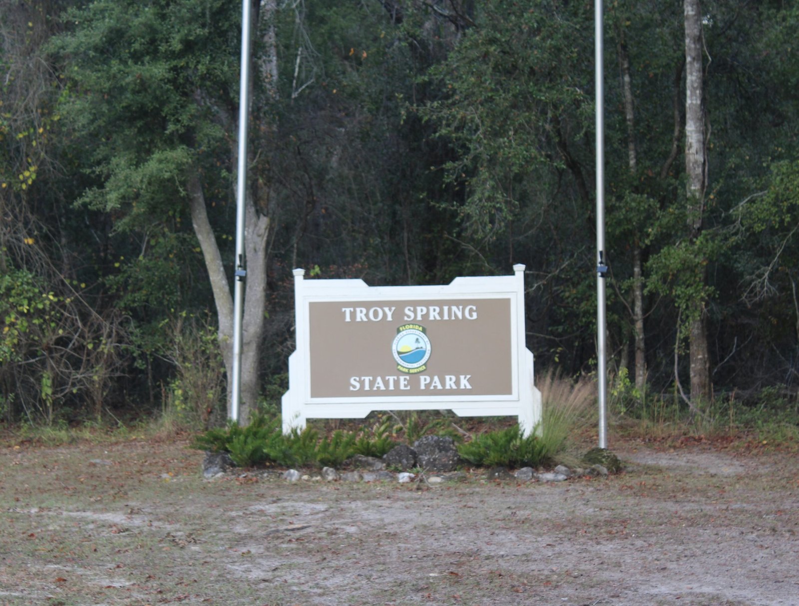 Sign for Troy Springs State Park